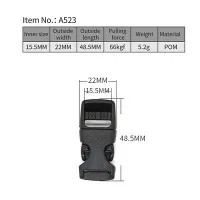 Universal Replacement Buckle For Cycling & Bicycle Helmets